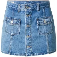 Levi's Falda 'Button Front Skort' azul denim