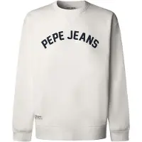 Pepe Jeans para hombre. PM5800146 Sudadera Gio blanco roto (XXL), Casual, Algodón, outlet 2026.