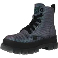 Buffalo Botines con cordones 'Aspha' navy / negro