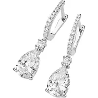 Smart Jewel Pendientes plata / transparente