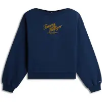 Tommy Hilfiger Sudadera azul oscuro / amarillo