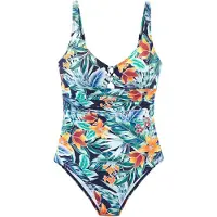 Sunseeker Traje de baño marino / menta / naranja oscuro / arándano