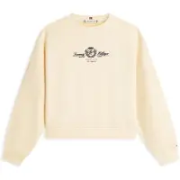 Tommy Hilfiger Sudadera 'Varsity' crema / navy