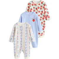 Next Pijama crema / azul paloma / verde / rojo