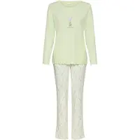LASCANA Pijama kitt / verde / verde pastel / lavanda