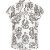 Usha Blusa negro / blanco
