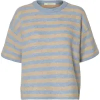 Selected Jersey 'SLFLulu' camelo / beige claro