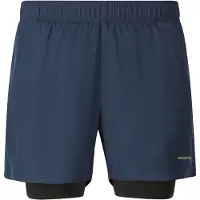 Endurance - Kros 2-in-1 Shorts - Pantalones cortos de running size XXL, azul