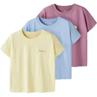 TWO SOON Camiseta azul claro / amarillo / lila