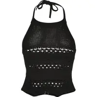 Urban Classics Top de punto negro