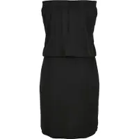 Urban Classics Ladies Viscose Short Bandeau Dress Black Talla: XS | Mini Vestidos Outlet | Mujer | Negro