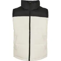 Urban Classics Chaleco negro / blanco