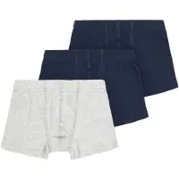 Name it Calzoncillo azul noche / gris moteado