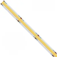 Alcapower Tira LED monocromática COB IP65 de 5 m, 15 W/MT, 12 V, 6500 K