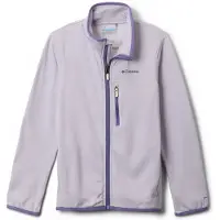 Columbia - Kid's Essential Hike Grid Fleece Full Zip - Forro polar size L, morado