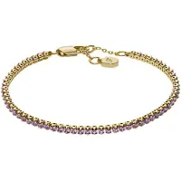 Fossil Pulsera 'ELLIS' oro / lila