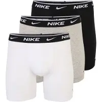 Nike Underwear Calzoncillo boxer gris moteado / negro / blanco