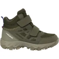 Viking - Kid's Track Mid WP 2V - Botas de trekking size 35, oliva