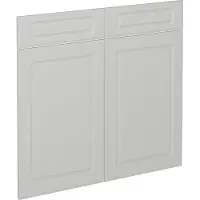 Vicco Frente de cocina R-Line Blanco casa de campo 79.2 x 70.8 cm frente de mueble para mueble bajo con cajones, Model 36338
