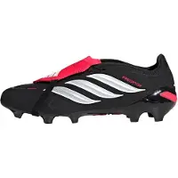 Adidas adidasBota de fútbol con lengüeta plegable Predator League césped natural seco 48 Core Black / Cloud White / Lucid Red Unisex