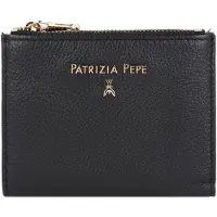 Patrizia pepe Cartera Piel natural 12 cm negro