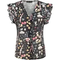 Cloud5ive Blusa mezcla de colores / negro