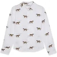 Lola Casademunt Blusa marrón claro / negro / blanco