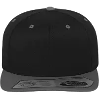Flexfit Gorra '110 Fitted' gris / negro