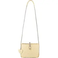 Mymo Bolso de hombro amarillo claro