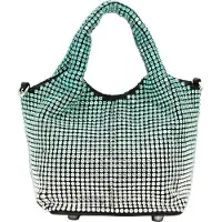 Mymo Bolso de mano jade / negro / blanco