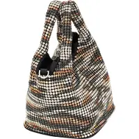Mymo Bolso de mano cognac / antracita / blanco