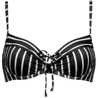 Lidea - Women's Line Up Underwire Bikini Top - Parte superior de bikini size 38 - Cup: E, negro/gris