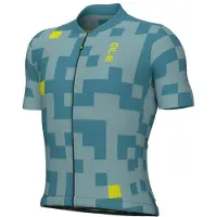 ALÉ - Pragma Pixel S/S Jersey - Maillot de ciclismo size 4XL, turquesa