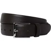 Hackett London para hombre. HM4100065 Cinturón de piel Pebble marrón (40), Clásico, outlet 2026.