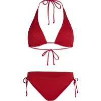 O'Neill - Women's O'Riginals Crochet Bikini Set - Bikini size 38, rojo