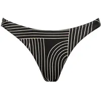 Watercult - Women's Line Set Bikini Bottoms No. 689 - Parte inferior de bikini size 36, negro/gris