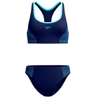 Speedo - Women's Placement 2 Piece - Bikini size 34, azul