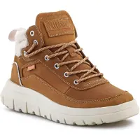 Palladium Botines con cordones 'Palla' marrón / blanco
