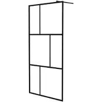 Syfax Mampara de ducha accesible con vidrio templado 100x195 cm