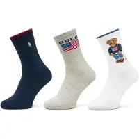 Ralph Lauren Calcetines navy / gris claro / rojo / blanco