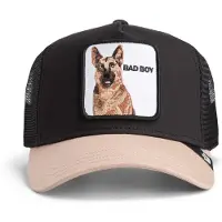 GOORIN BROS. Gorra 'Gorra goorin bros negra pastor aleman bad boy' negro