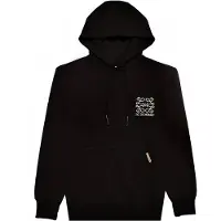 Pas De Monaco Sudadera 'Prestige' ecru / negro