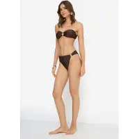 LASCANA Braga de bikini marrón oscuro