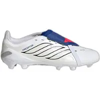 Adidas adidasBota de fútbol para niños PREDATOR LEAGUE con lengüeta abatible para césped natural seco 29 Cloud White / Zero Metalic / Royal Blue Niño