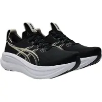 Asics Zapatillas de running 'Gel-Nimbus 28' beige / negro