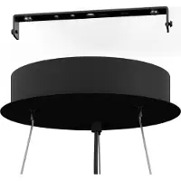 Eglo Cluster, lámpara colgante Ariscani 1, lámpara colgante de 3 luces, ideal para comedor, escalera o como lámpara de techo en el salón. Casquillo E27, diámetro de 42,5 cm