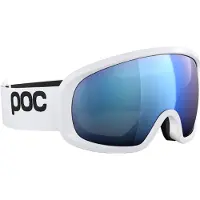 POC - Máscaras de esquí - Fovea Mid Blixten White/Partly Sunny Blue - Blanco