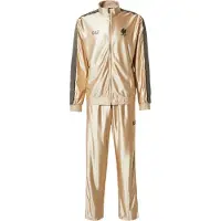 EA7 para hombre. 7M001613_AF21688 Chándal Soccer dorado (S), Casual, Poliéster, Manga larga, outlet 2026.