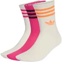 Adidas Calcetines 3-Stripes Crew Socks 3 Pairs mujer - Multicolor - XS