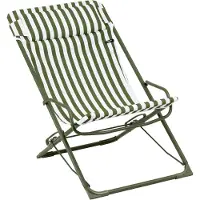 Lafuma Mobilier - Transaswing Airlon + - Silla de camping oliva/blanco